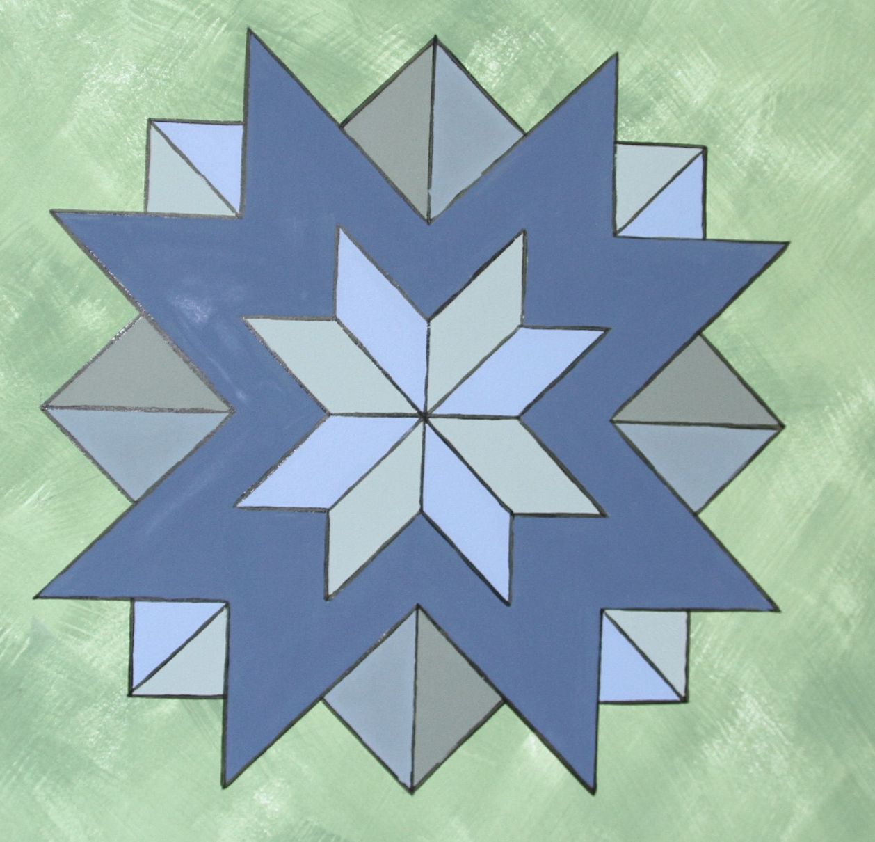 Farbgestaltung, Vergrössen und Filet ziehen