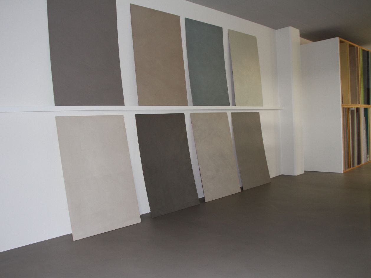 Musterplatten fugenlose Beschichtungen