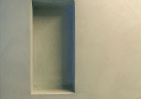 Nische mit fugenlosem Belag gemacht